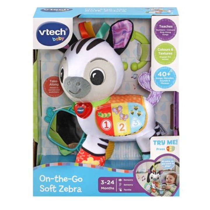 VTech Lights & Stripes Zebra, $14.99
