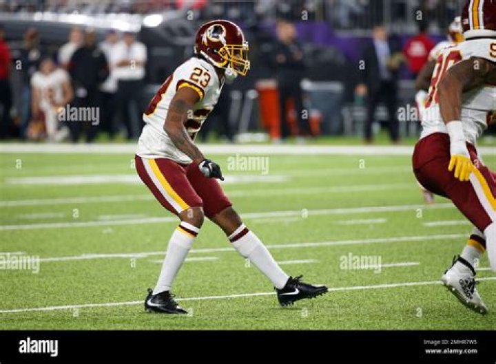 Washington Redskins cornerback Quinton Dunbar is seen in pursuit of a Detroit Lions player during the second half of an NFL football game, in Landover, Md Lions Redskins Football, Landover, USA - 24 Nov 2019