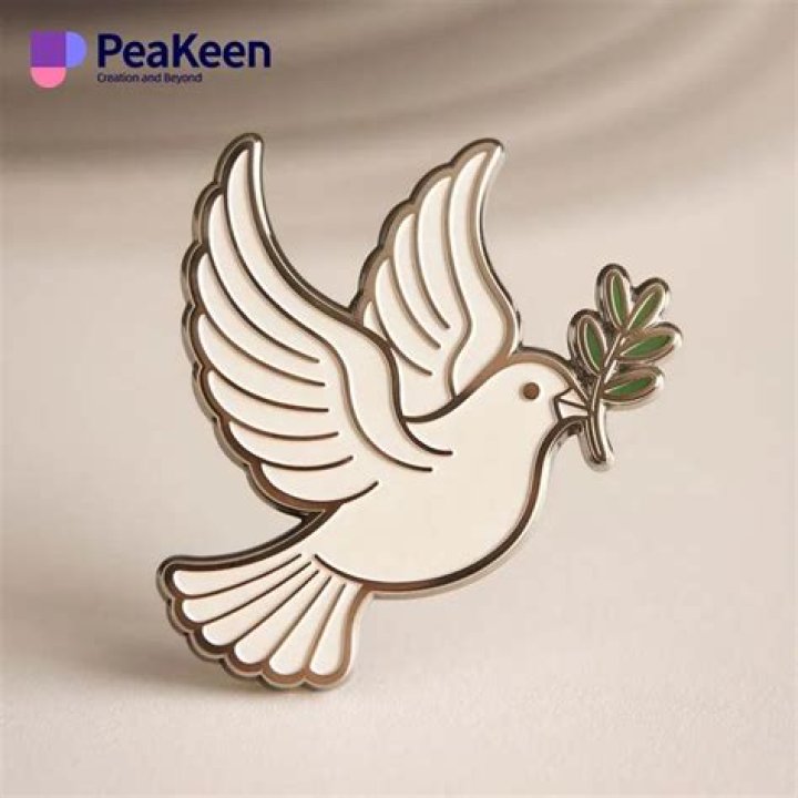 white dove pin