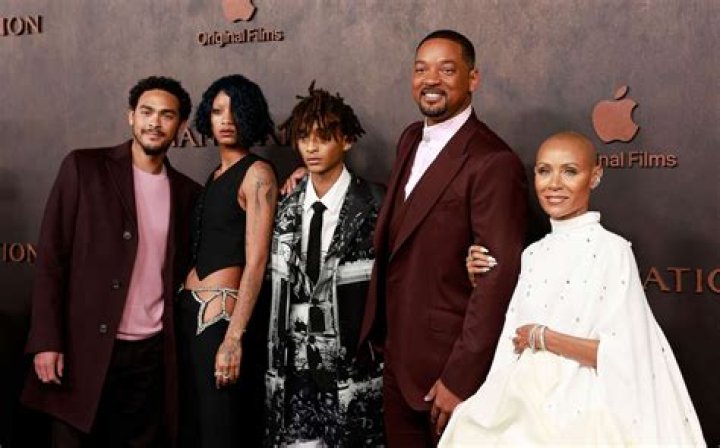 Will Smith with his family at the &lsquo;Emancipation&rsquo; premiere
