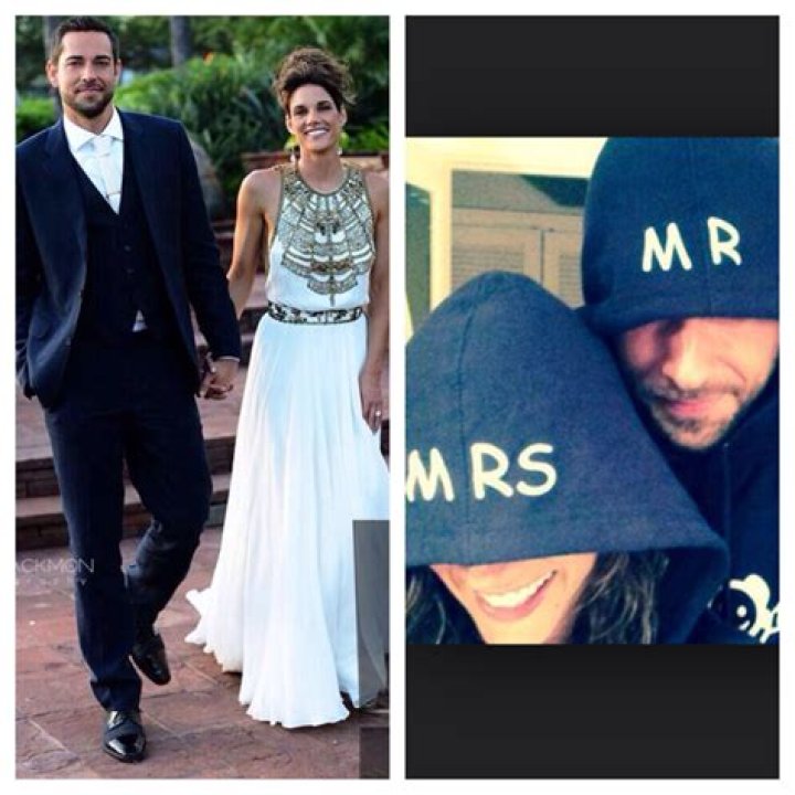 Zachary Levi and Missy Peregrym 
