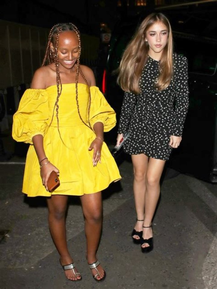 Zahara Jolie-Pitt and Valentina Paloma Pinault 'Eternals' cast at private members club, London, UK - 27 Oct 2021