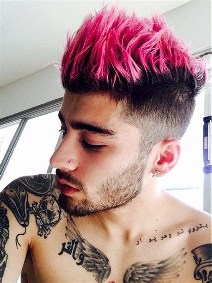 Zayn Malik Pink Hair