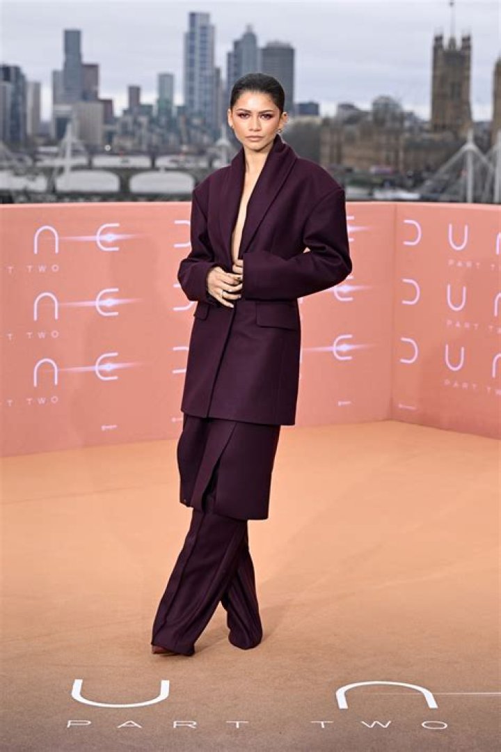 Zendaya at a London Photocall