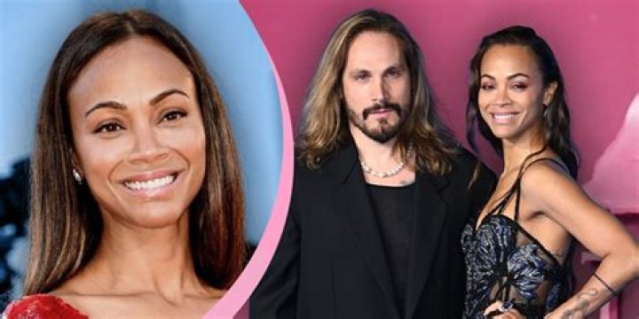 Zoe Saldana and hubby Marco Perego in Paris
