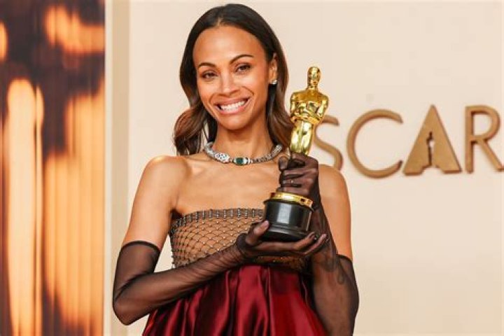 Zoe Saldana at the 2010 / 82nd Annual Academy Awards Academy Awards at the Kodak Theater. Los Angeles, March 7, 2010 | usage worldwide Photo by: Dave Bedrosian/Geisler-Fotopress/picture-alliance/dpa/AP Images