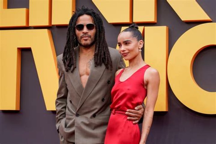 Zoey and Lenny Kravitz